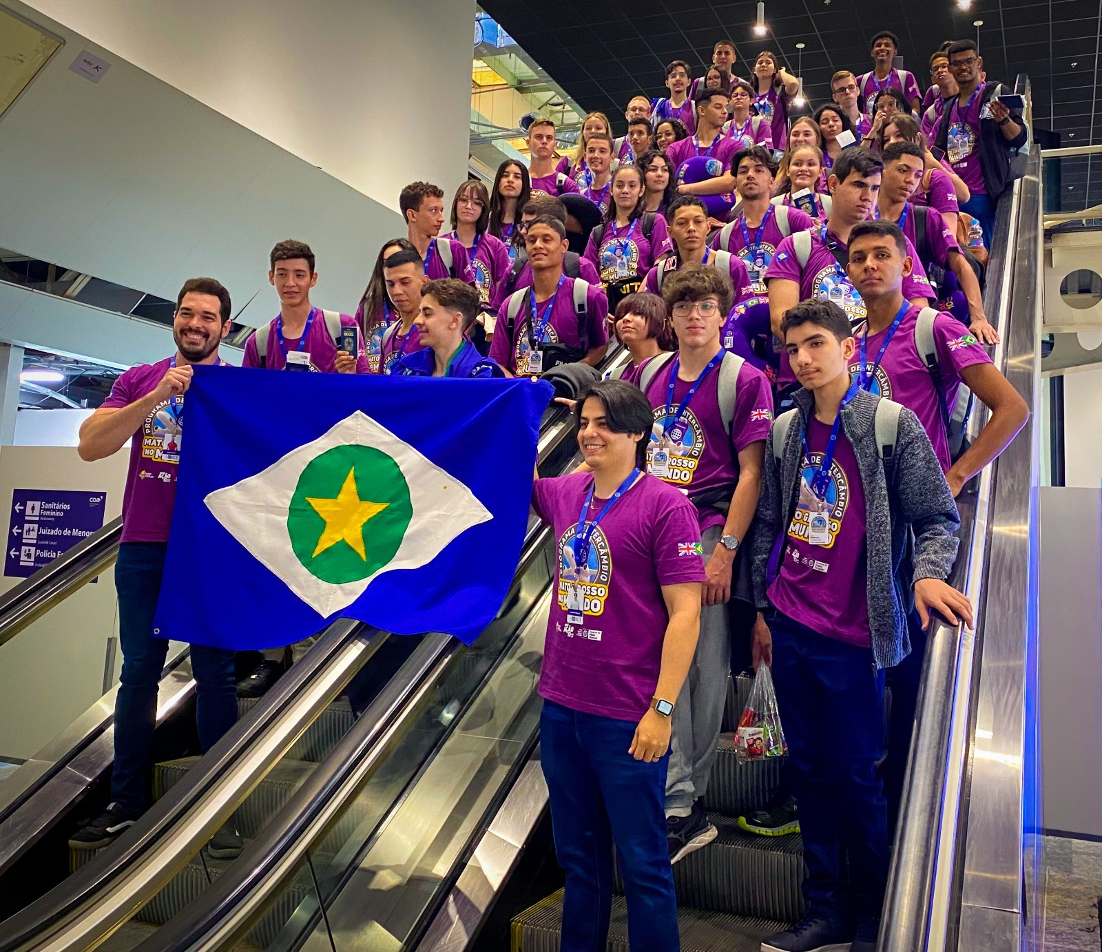 Estudantes da rede estadual selecionados para o 2º Intercâmbio MT no Mundo viajam no dia 05 de outubro