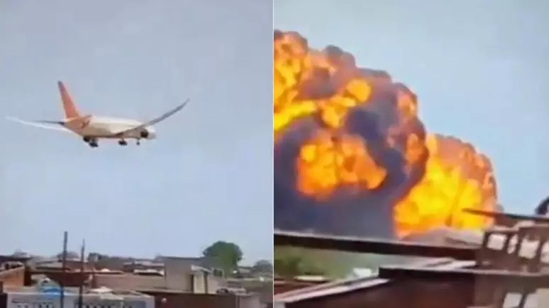 Tragédia aérea: avião da Air India com 242 pessoas a bordo cai no noroeste do país
