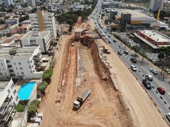 Bloqueio total na Avenida Miguel Sutil neste fim de semana para obras do Complexo Viário do Leblon