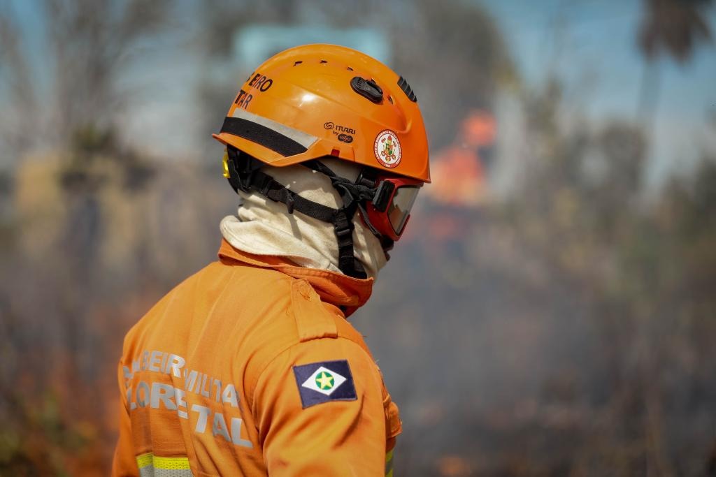 Corpo de Bombeiros combate 13 incêndios florestais nesta terça-feira (23)