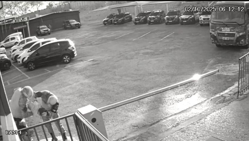 Policiais militares salvam criança engasgada no Batalhão Rotam em Cuiabá