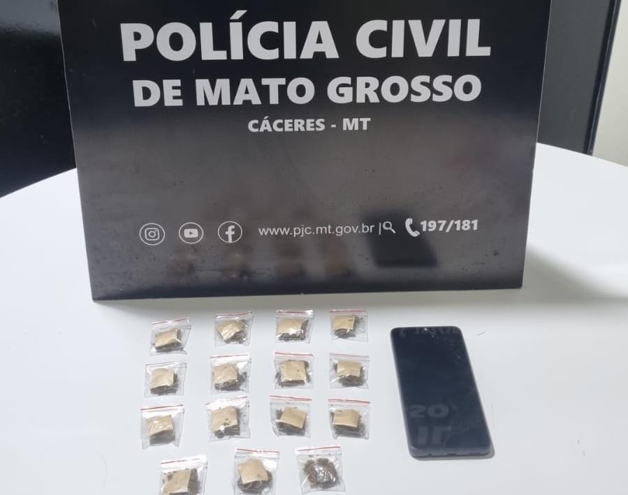 Polícia Civil fecha boca de fumo que funcionava em ferro-velho em Cáceres