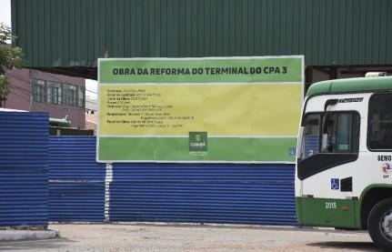 Terminal do CPA 3: obra de R$ 2,5 milhões parada há mais de um ano vira retrato do descaso em Cuiabá