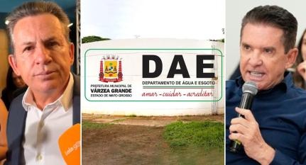 Mauro Mendes rejeita assumir DAE de Várzea Grande e diz que problema é responsabilidade do município