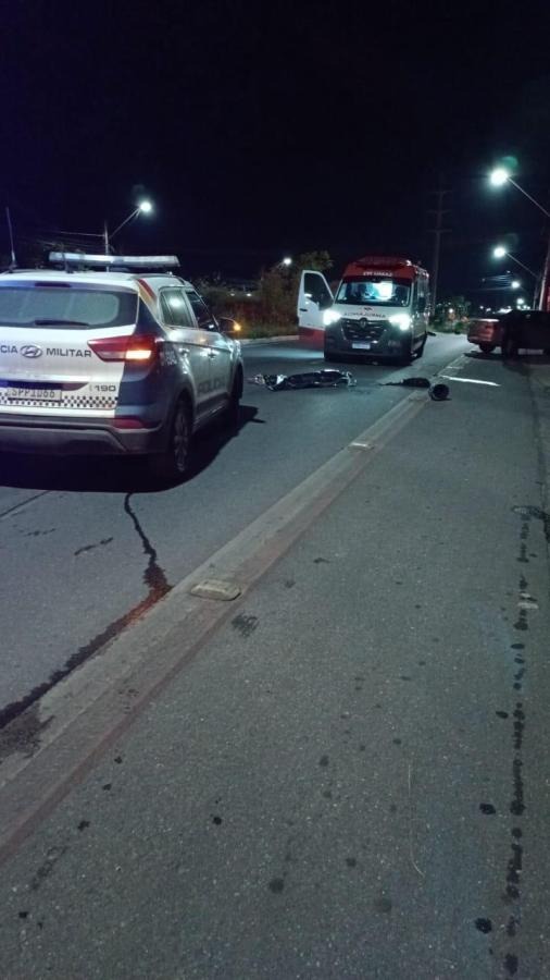 Motociclista morre após perder controle da moto na Avenida das Torres, em Cuiabá