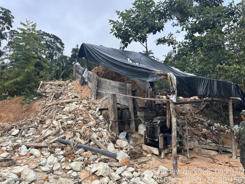Batalhão Ambiental desativa dois garimpos ilegais no norte de MT em ações consecutivas
