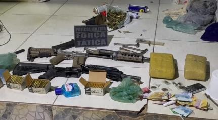 Quatro mortos em confronto com a Força Tática somavam 30 passagens criminais