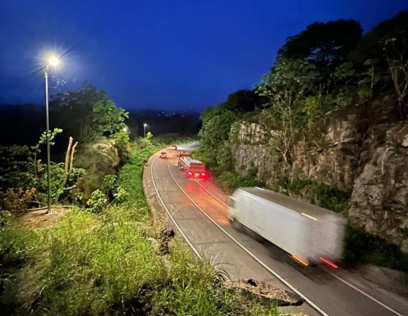 Interdição na Serra de São Vicente é prorrogada e afeta tráfego até sexta-feira (20)