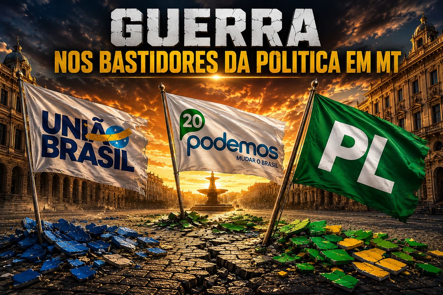 Guerra nos bastidores esquenta disputa ao Paiaguás e fortalece novo cenário político em Mato Grosso