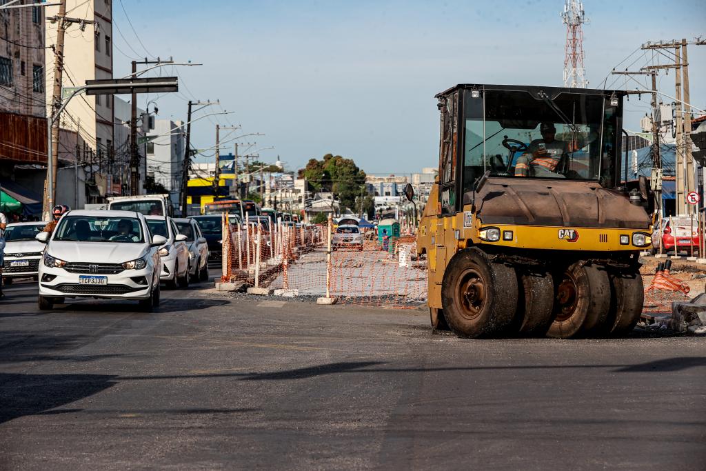 Obras do BRT provocam interdições em avenidas de Cuiabá neste fim de semana
