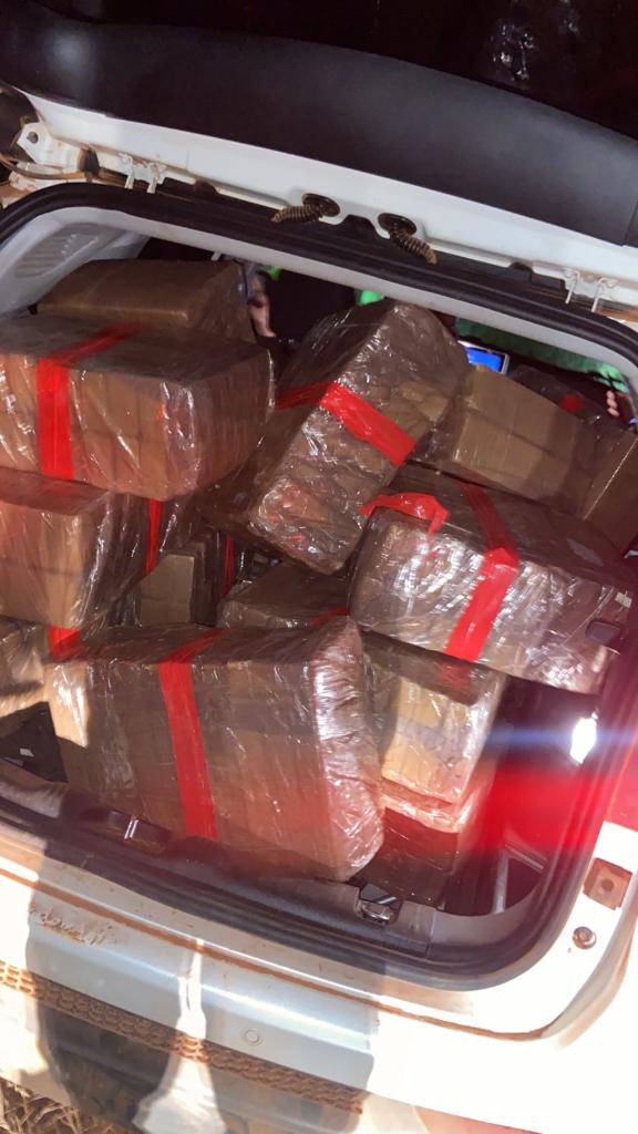 Operação integrada intercepta 550 quilos de maconha e desarticula esquema de tráfico na BR-158