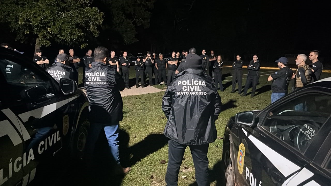 Polícia Civil desarticula núcleo de facção criminosa em Rosário Oeste e prende oito investigados