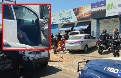 Confronto entre PMs e suspeitos deixa um morto e três feridos após assalto em Várzea Grande