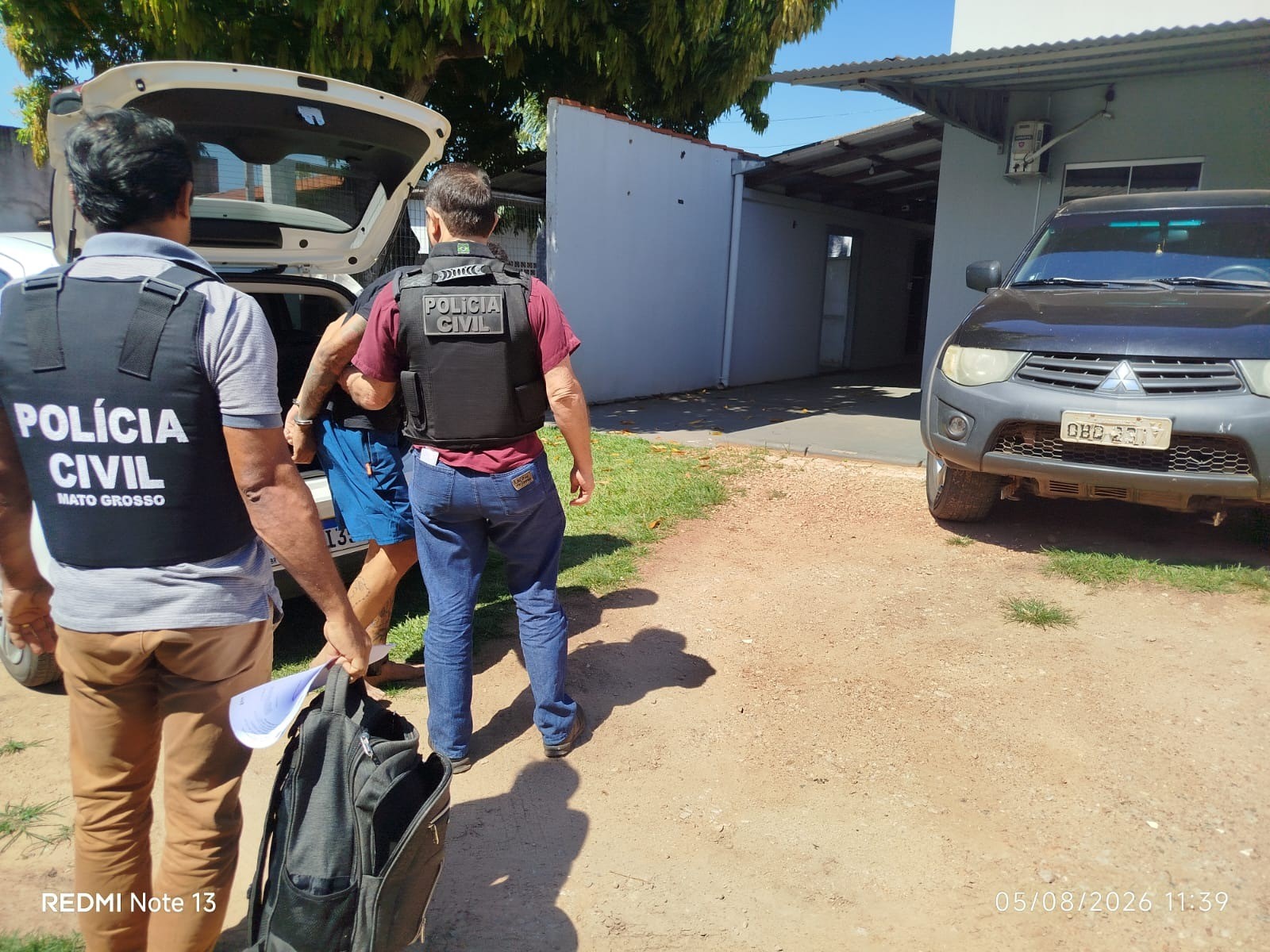 Polícia Civil prende homem com mandado de prisão preventiva durante operação em MT