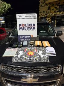 Cavalaria da PM apreende 2 kg de cocaína, prende suspeito e desarticula ponto de tráfico em Colíder
