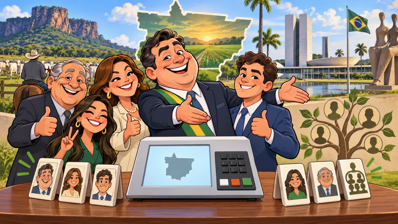 “VOTE EM MIM E EM ALGUÉM DA FAMÍLIA”: dobradinhas familiares chamam atenção na eleição de MT