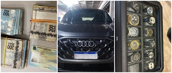 PF apreende carros de luxo, mais de 60 relógios e dinheiro em operação que prendeu presidente do TCE-MT