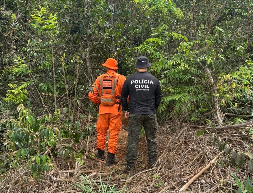 Corpo é encontrado em cova rasa durante investigação sobre desaparecimento de trabalhador em MT