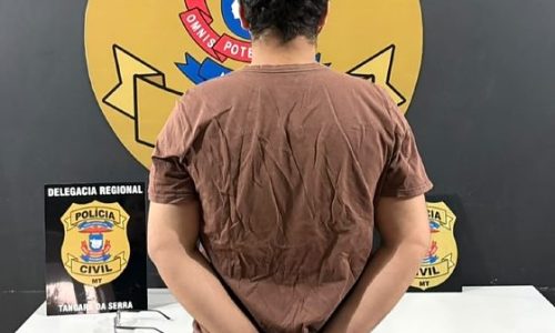 Polícia Civil prende jovem suspeito de armazenar pornografia infantil durante operação em Tangará da Serra
