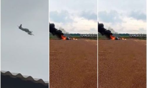 Avião é incendiado após pouso em pista clandestina durante operação da FAB em Mato Grosso