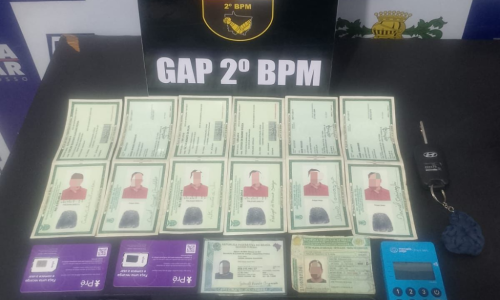 Homem é preso com várias identidades falsas durante barreira policial na MT-100