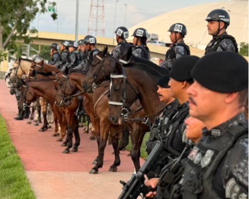 Cavalaria da PM prende foragido com dois mandados durante Operação Centauro em Cuiabá