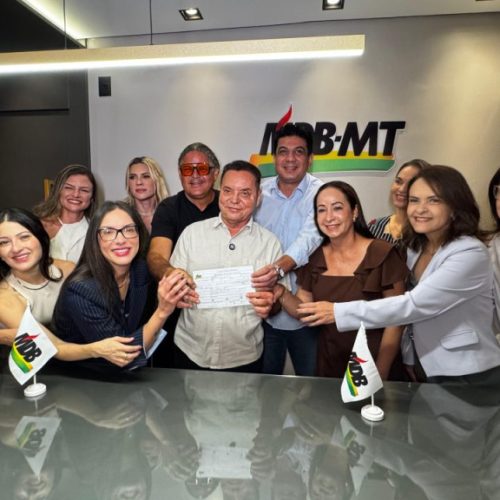Botelho entra no MDB e reforça estratégia de olho em 2026 em Mato Grosso