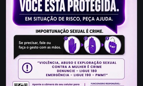 Campanha ‘Não é Não’ contra assédio e violência em estabelecimentos de Várzea Grande