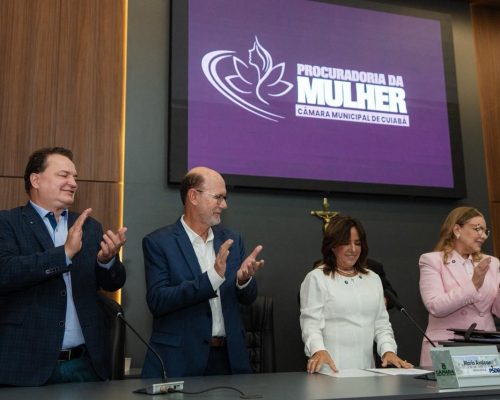 Com presença de Max Russi, Câmara de Cuiabá instala Procuradoria da Mulher