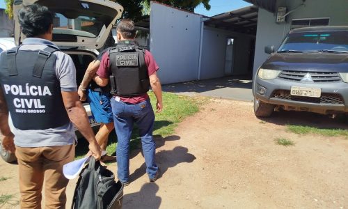 Polícia Civil prende homem com mandado de prisão preventiva durante operação em MT