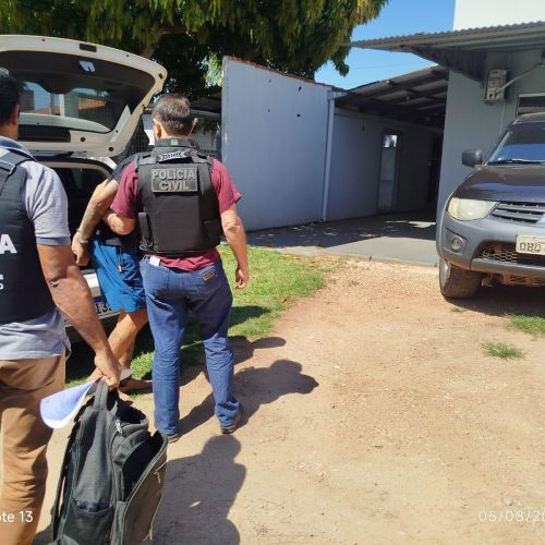 Polícia Civil prende homem com mandado de prisão preventiva durante operação em MT
