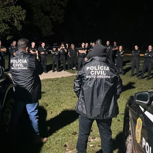 Polícia Civil desarticula núcleo de facção criminosa em Rosário Oeste e prende oito investigados