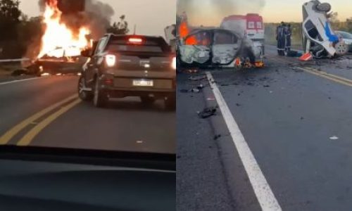 Tragédia na MT-010: colisão entre carros deixa quatro mortos em Rosário Oeste