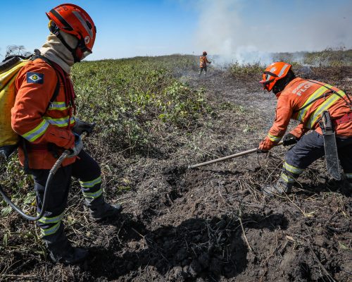 Corpo de Bombeiros extingue dois incêndios e combate outros 16 nesta sexta-feira (16)