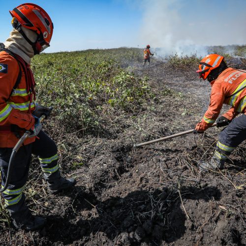 Corpo de Bombeiros extingue dois incêndios e combate outros 16 nesta sexta-feira (16)