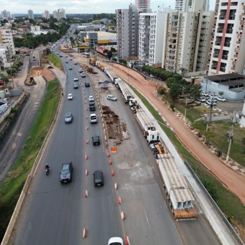 Miguel Sutil terá trânsito totalmente interditado no fim de semana para lançamento de vigas do novo viaduto