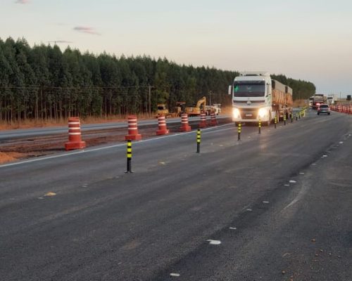 Obras provocam interdições parciais em trechos das BR-163 e BR-364 em Mato Grosso