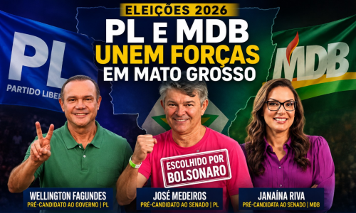 PL e MDB mudam cenário político em Mato Grosso; apoio de Michelle Bolsonaro a José Medeiros marca novo capítulo da disputa ao Senado