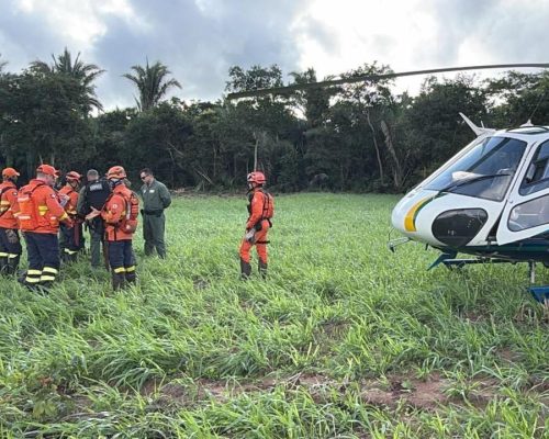 Bombeiros localizam idoso desaparecido em área rural de Santo Antônio de Leverger