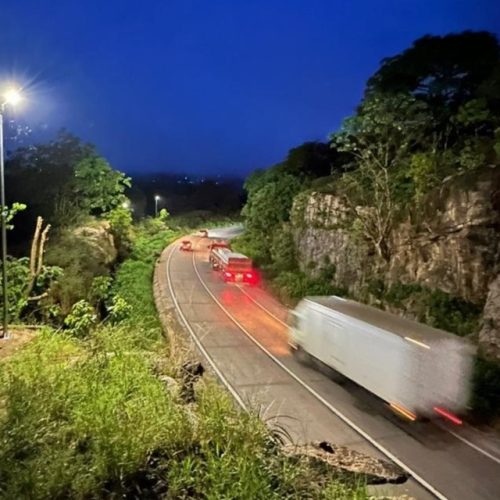 Interdição na Serra de São Vicente é prorrogada e afeta tráfego até sexta-feira (20)