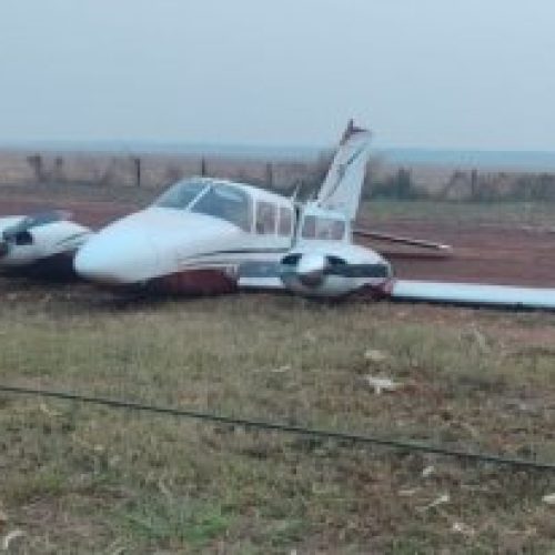 Avião que buscaria deputado realiza pouso de emergência em fazenda em Mato Grosso