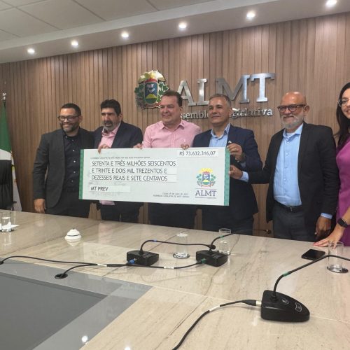 ALMT fortalece a previdência dos servidores e faz aporte histórico ao MT Prev; Max Russi reforça compromisso com segurança e valorização