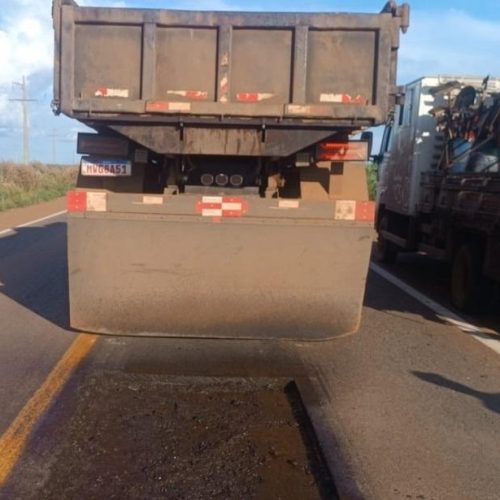 MT-140 recebe serviços de manutenção entre Campo Verde e Santa Rita do Trivelato