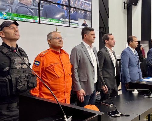 Vereador Ilde Taques realiza homenagem a agentes de segurança e defende integração entre proteção social e políticas públicas em Cuiabá