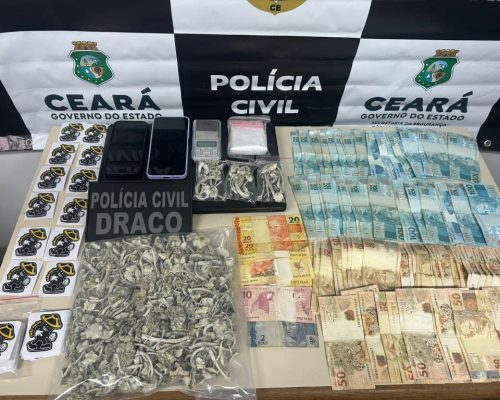 Último investigado da Operação Hidra é preso no Ceará com drogas e R$ 6 mil