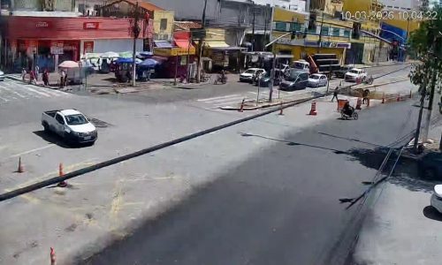 Trânsito é liberado após troca de asfalto em cruzamentos da Prainha, em Cuiabá