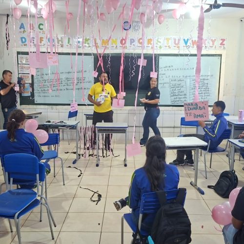 Polícia Civil leva projeto que combate violência doméstica a escolas de MT