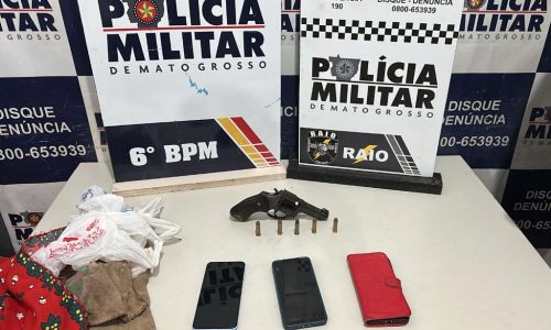 PM desarticula ponto de tráfico e central de golpes em Várzea Grande; quatro são presos