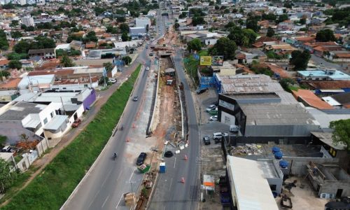 Interdição na Miguel Sutil afeta trânsito nesta tarde em Cuiabá para obras do Complexo Leblon