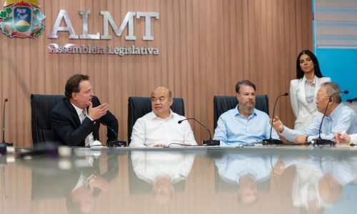 Presidente da ALMT Max Russi recebe delegação da Shandong Gold Mining